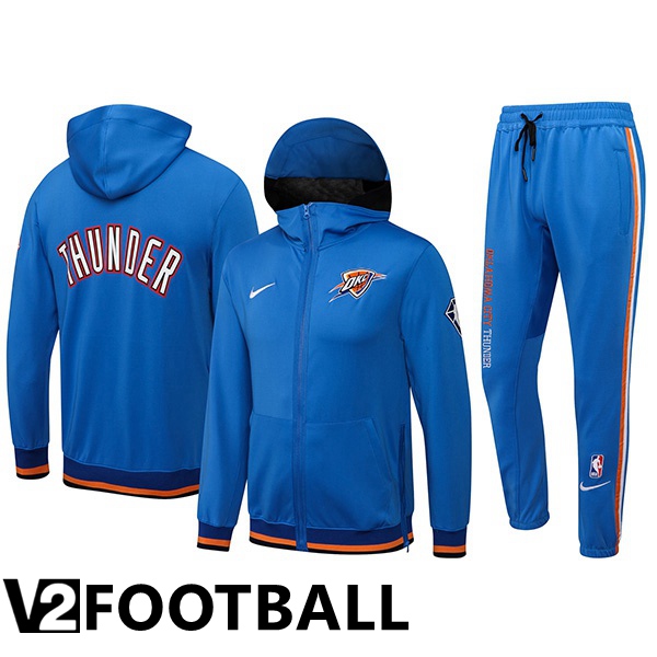 NBA Oklahoma City Thunder Training Jacket Suit Blue 2022/2023