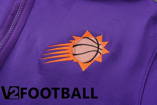 NBA Phoenix Suns Training Jacket Suit Purple 2022/2023