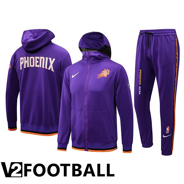 NBA Phoenix Suns Training Jacket Suit Purple 2022/2023
