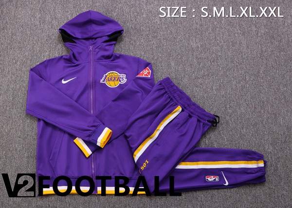 NBA Los Angeles Lakers Training Jacket Suit Purple 2022/2023