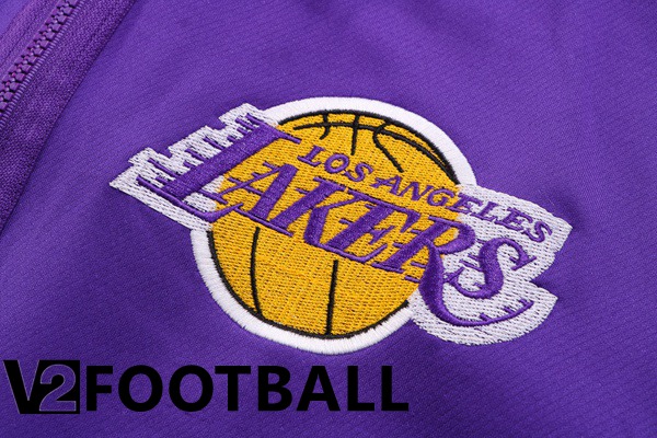 NBA Los Angeles Lakers Training Jacket Suit Purple 2022/2023