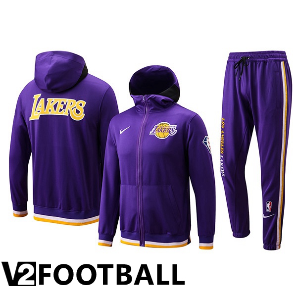 NBA Los Angeles Lakers Training Jacket Suit Purple 2022/2023