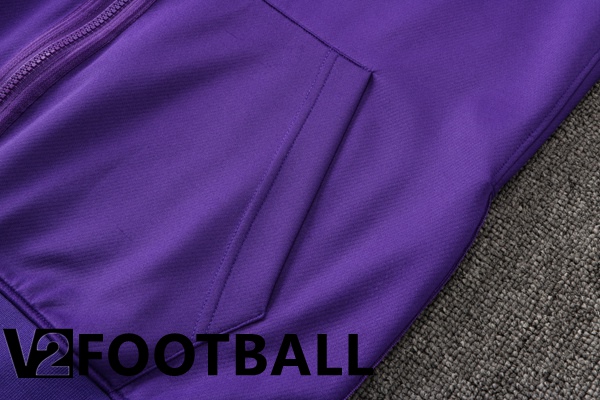 NBA Sacramento Kings Training Jacket Suit Purple 2022/2023