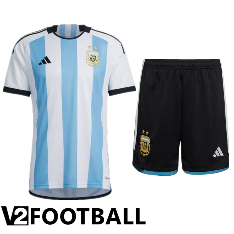 Argentina Home Shirts + Shorts World Cup 2022