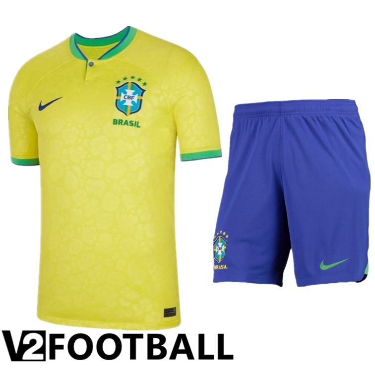 Brazil Home Shirts + Shorts World Cup 2022