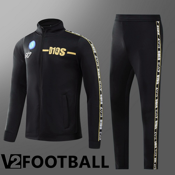 SSC Napoli Kids Training Tracksuit Black 2022/2023