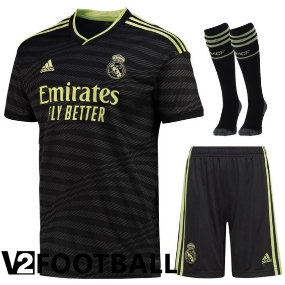 Real Madrid Third Shirts (Shorts + Sock) 2022/2023