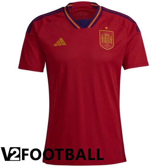 Spain Home Shirts + Shorts World Cup 2022