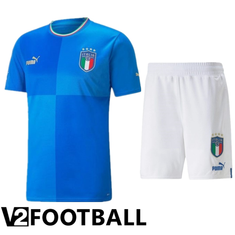 Italy Home Shirts + Shorts World Cup 2022