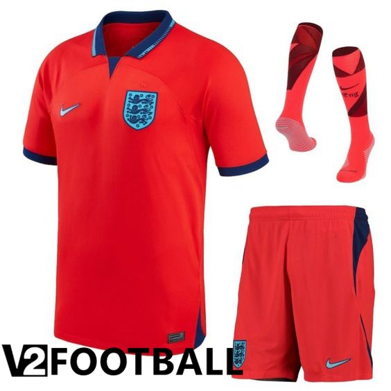 England Away Shirts (Shorts + Sock) World Cup 2022
